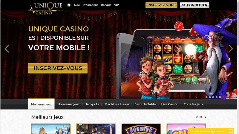 Découvrez les avantages exclusifs du Win Unique Casino en ligne en France
